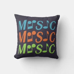 Personalizado de MÚSICA almohada de lanzamiento