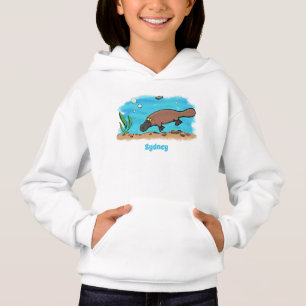 Personalizado de natación de Platypus Cute