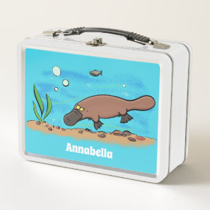 Personalizado de natación de Platypus Cute