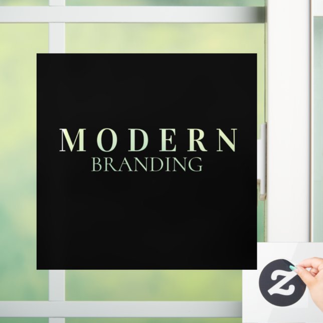 personalizado de negocios moderno anuncio de señal (Hogar)