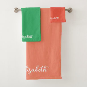Personalizado de nombres de script plantilla verde