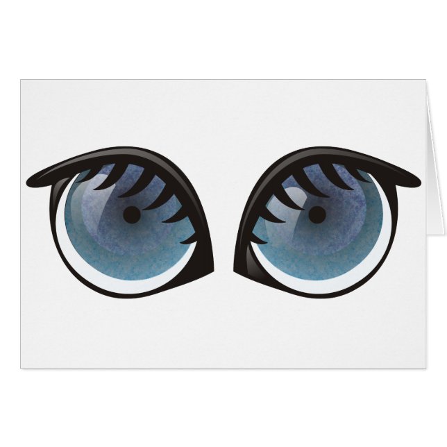 Personalizado de ojos azules (Anverso (Horizontal))