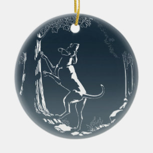 Personalizado de ornamentos de perro de perro de p