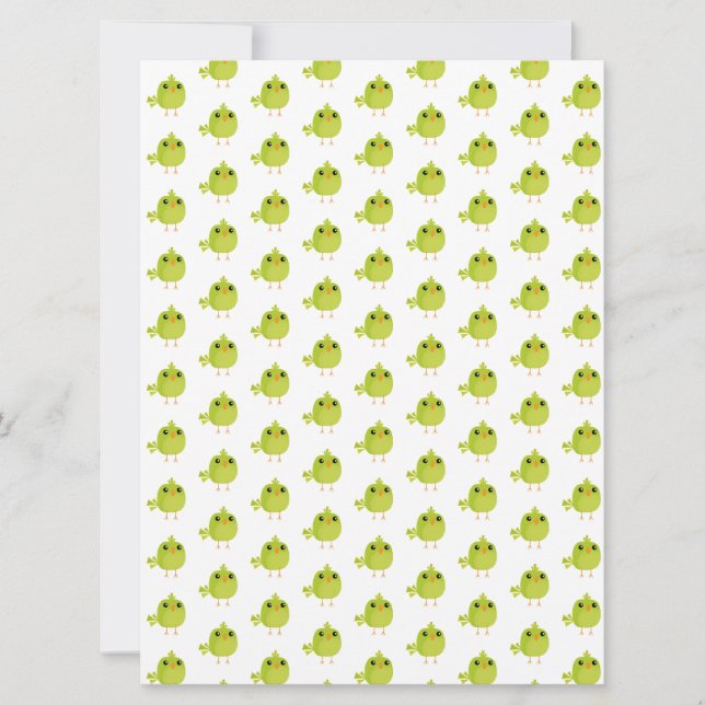 Personalizado de pájaro verde (Anverso)