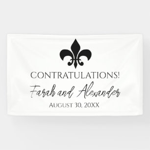 Personalizado de pancartas de la fiesta de boda de
