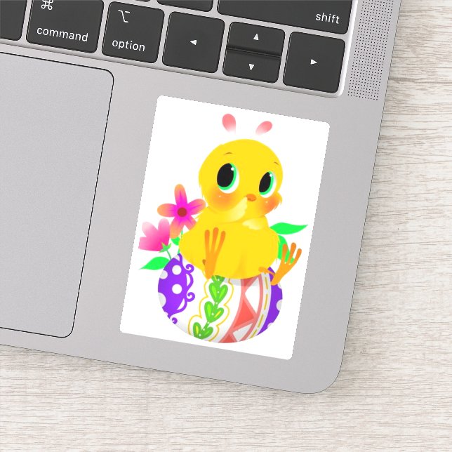 Personalizado de Pascua Pegatina de Vinyl de Corte (Detalle)