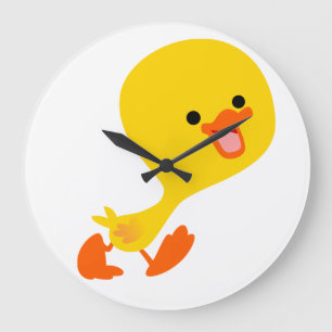 Personalizado de paseo lindo reloj de pared de duc