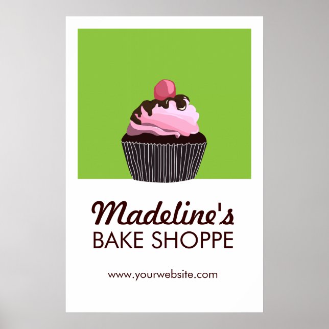 Personalizado de pasteles de arte pop Poster de ne (Frente)