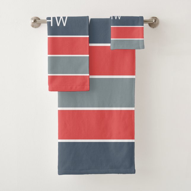 Personalizado de patrón de franjas Conjunto de toa (In situ)