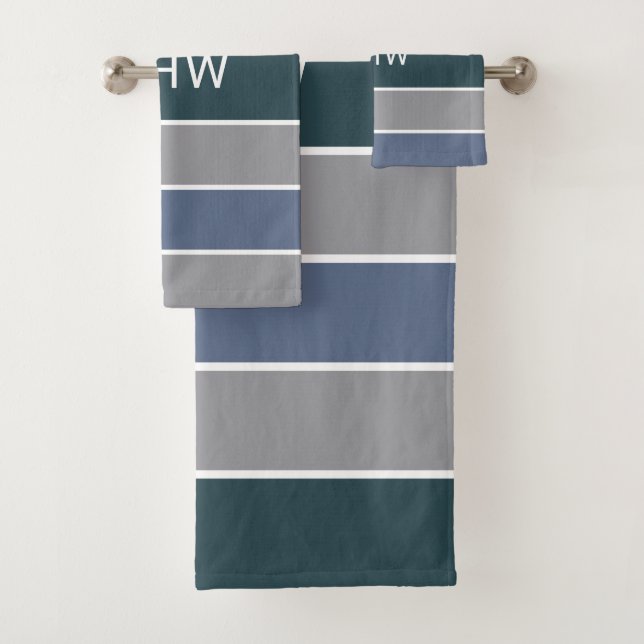 Personalizado de patrón de franjas Conjunto de toa (In situ)