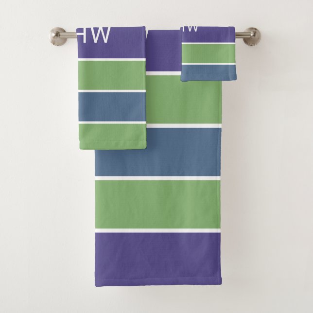 Personalizado de patrón de franjas Conjunto de toa (In situ)