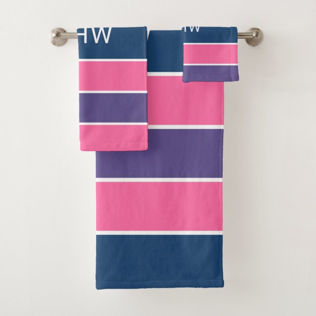 Personalizado de patrón de franjas Conjunto de toa (In situ)