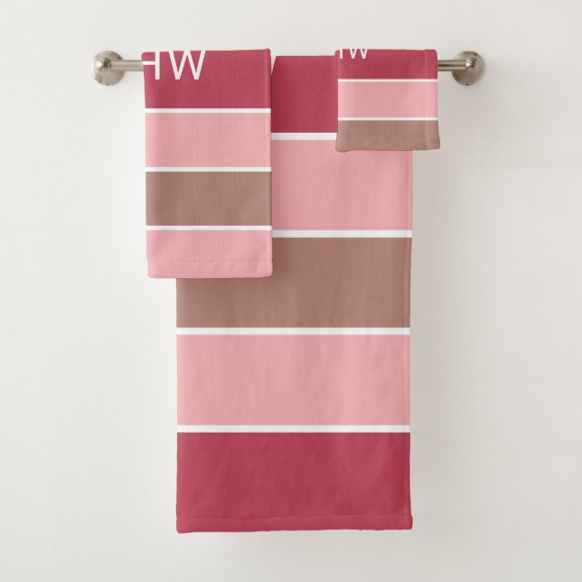 Personalizado de patrón de franjas Conjunto de toa (In situ)