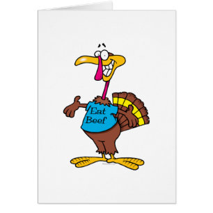 personalizado de pavo de carne de res divertido