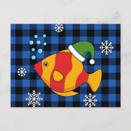 Personalizado de peces tropicales de Navidad en pa