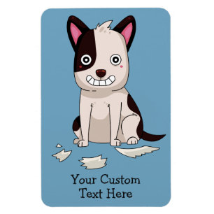 Personalizado de Perro lindo y gracioso imán de co