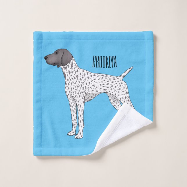 Personalizado de perro puntero de Shorthal alemán (Toallita)