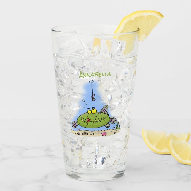 Personalizado de pescadores de peces gordos y hamb (Reverso (hielo))