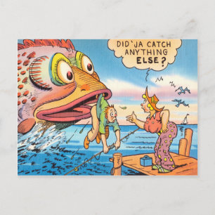 Personalizado de pescadores de postales divertidos