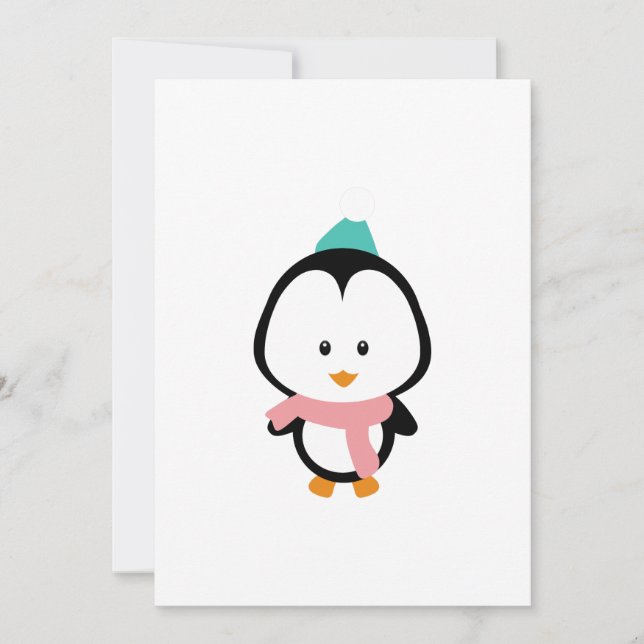 Personalizado de pingüino cute (Anverso)