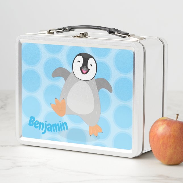Personalizado de pingüino feliz de bebé (In situ)