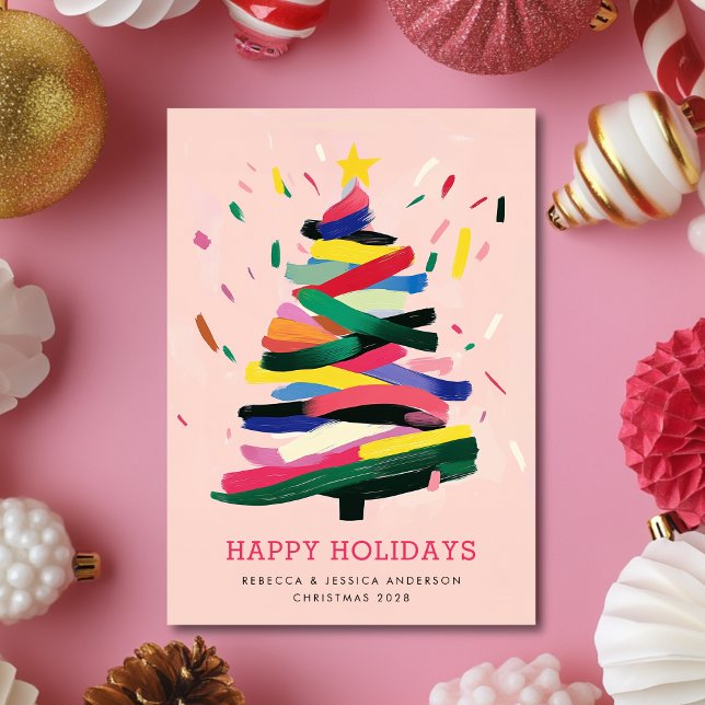 Personalizado de pintura de árbol de Navidad moder (Subido por el creador)