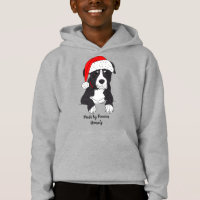 Personalizado de Pitbull con Santa Hat