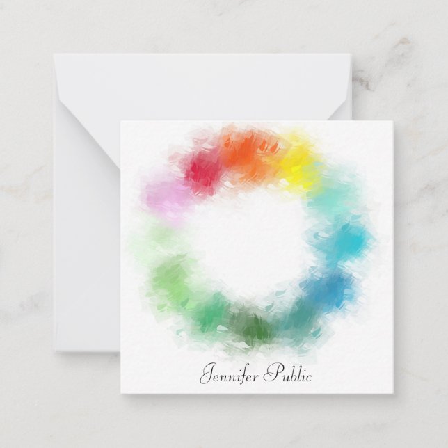 Personalizado de plantilla colorido Nombre de guió (Anverso)