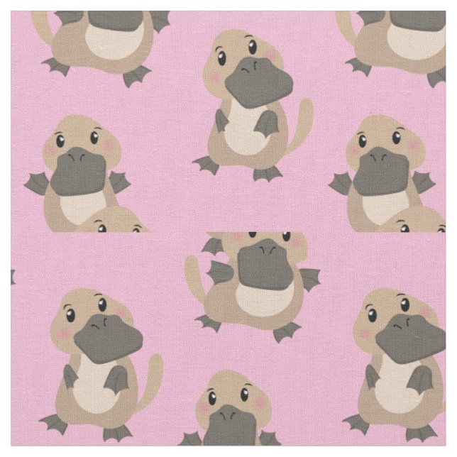 Personalizado de Platypus Tela Niña (De cerca)