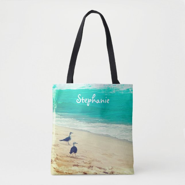personalizado de playa diseño de bolsos de tote pe (Anverso)