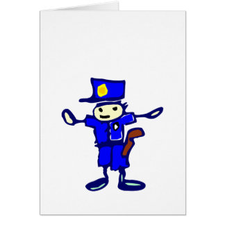 Personalizado de Policía de Arte Infantil