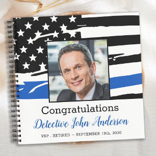Personalizado de policía - Libro de Fiesta de reti