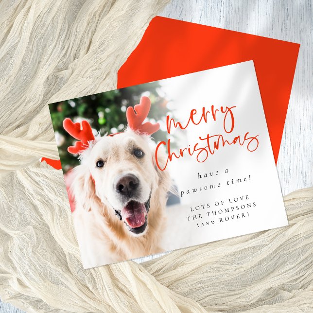 Personalizado de presupuesto Mascota foto tarjeta  (Front and back view)