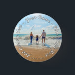 Personalizado de regalo de botón de foto personali<br><div class="desc">Botones de texto y foto personalizado - Único su propio diseño - Familia personalizada / Amigos o regalo personal de botón - Añadir su foto y texto - Redimensionar y mover elementos con la herramienta Personalización ! Elija fuentes / tamaño / color! Buena suerte - Estar contentos :)</div>