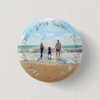 Personalizado de regalo de botón de foto personali