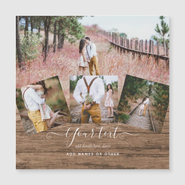 Personalizado de regalo de COLLAGE DE FOTOS ruso ú (Anverso)