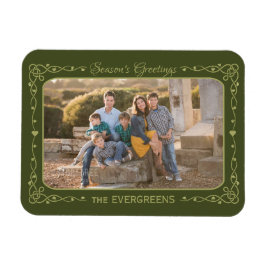 Personalizado de saludos de temporada imán de foto