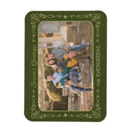 Personalizado de saludos de temporada imán de foto