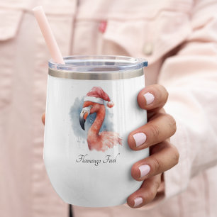 Personalizado de Santa Claus Snowbird Flamingo