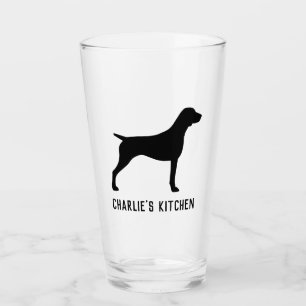 Personalizado de Silhouette de Perro de Puntero Al