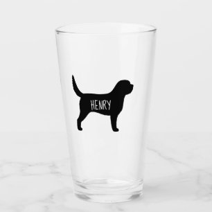 Personalizado de silueta de perro de otro lado Vid