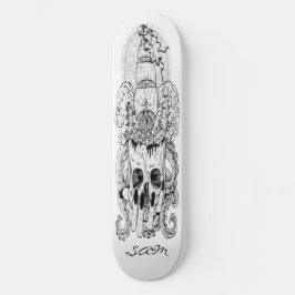 personalizado de skateboard Skeleton Nautical Pira