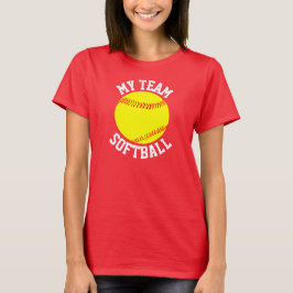 Personalizado de Softball Jugador Color y camiseta