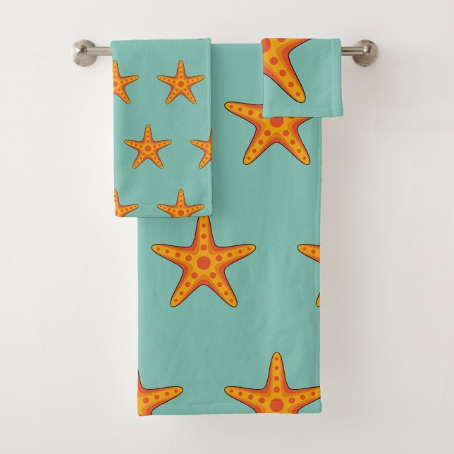 Personalizado de Starfish Naranja Cute (In situ)