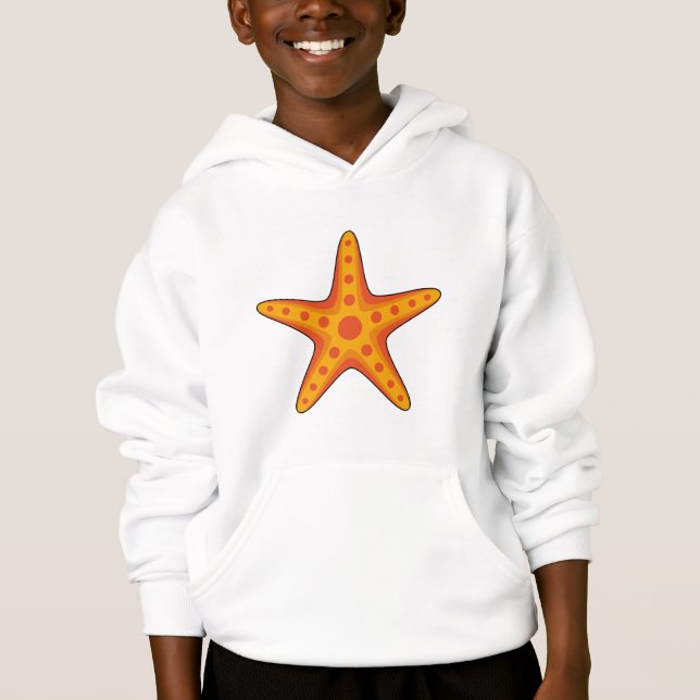 Personalizado de Starfish Naranja Cute (Anverso)