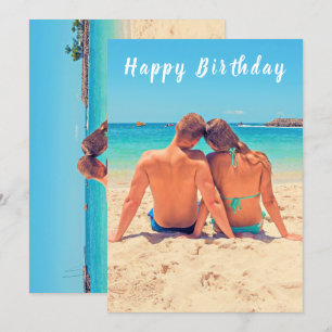 Personalizado de su tarjeta de cumpleaños fotográf