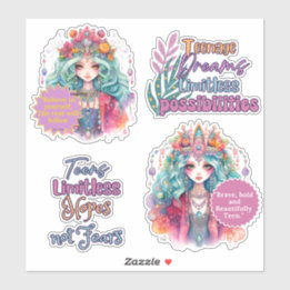 Personalizado de Sueños de Adolescentes Pegatina d