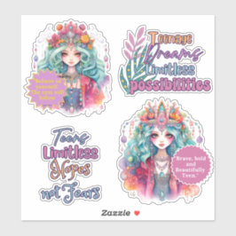 Personalizado de Sueños de Adolescentes Pegatina d