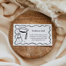 Personalizado de tarjeta de cierre Doodle Insertar