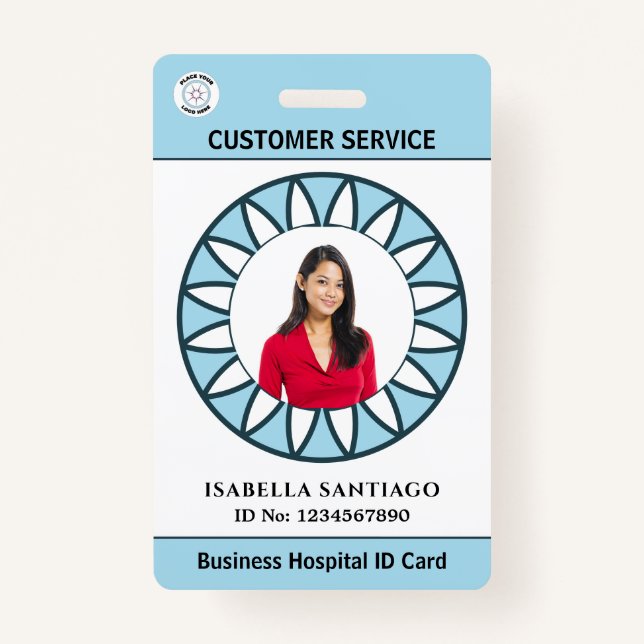 Personalizado de tarjeta de identificación de hosp (Anverso)